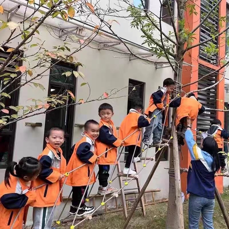 幼儿园户外荡桥体育活动器械儿童运动体能训练器材平衡独木桥玩具