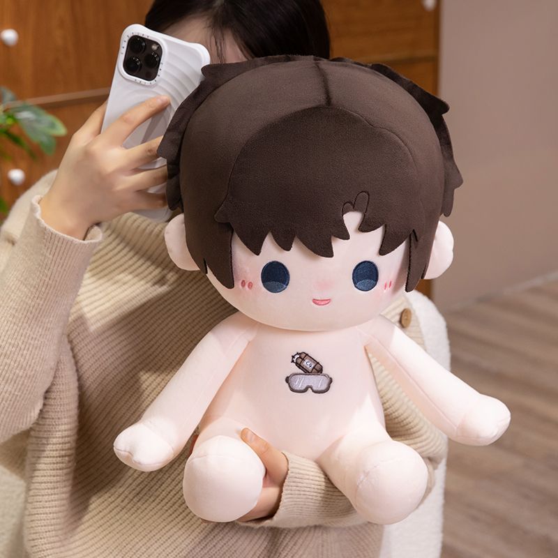 盗墓笔记周边黎簇40cm棉花娃娃张起灵吴邪解雨臣瞎子公仔毛绒玩偶