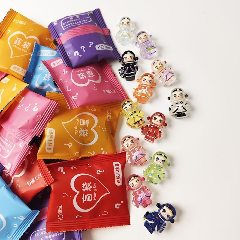 盲袋泡泡玛特可爱小饰品配件幼儿园小礼物学生小奖品活动礼品