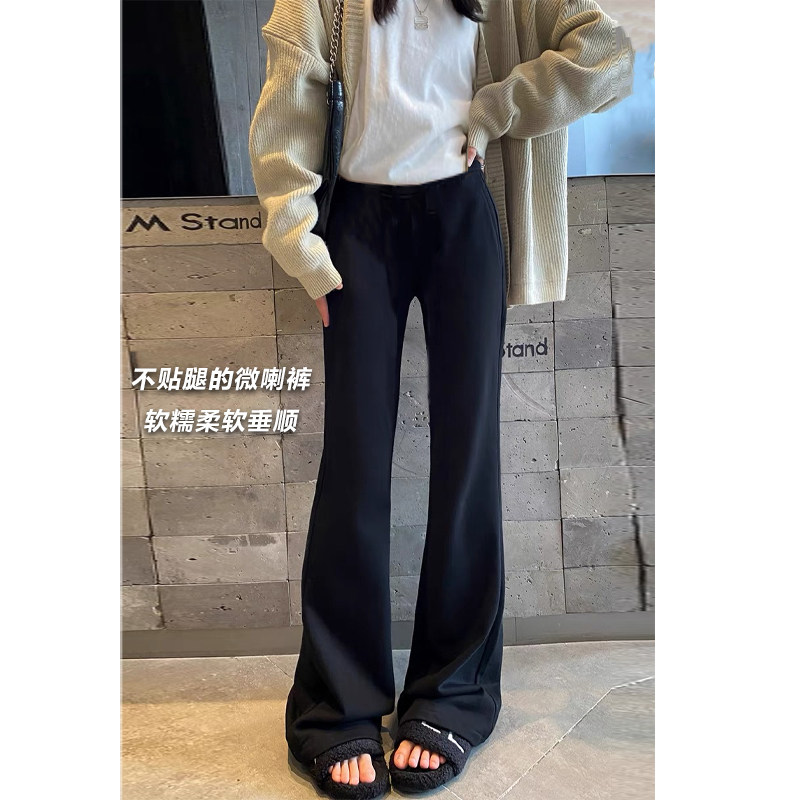 孕妇阔腿微喇叭裤秋冬季新款外穿垂感显瘦宽松长裤美式运动休闲裤,孕妇装/孕产妇用品/营养,孕妇休闲裤,淘宝优惠券,粉丝福利购,淘宝优惠卷