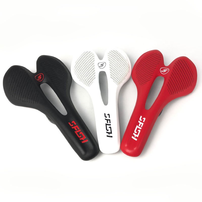 山地公路车碳纤超纤皮轻中x空座包超轻碳弓底舒适男自行车坐垫