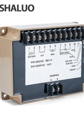 直流转速调速器3062322柴油机油门调速控制器 手动电动熄火控制板