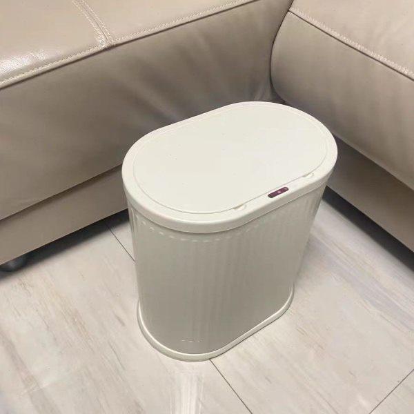 智能感应不锈钢垃圾桶充电式厨房客厅卧室低音缓降奶油风夹缝自动,家庭/个人清洁工具,感应垃圾桶,淘宝优惠券,粉丝福利购,淘宝优惠卷