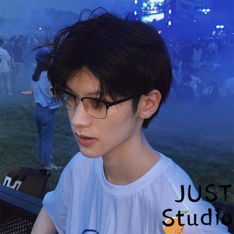 方形半框斯文眼镜网红素颜可配近视男女复古时尚平光镜街拍潮,ZIPPO/瑞士军刀/眼镜,定制成品光学镜,淘宝优惠券,粉丝福利购,淘宝优惠卷