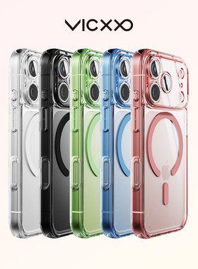 韩国VICXXO 透明磁吸TTIBU TTIBU手机壳适用iPhone17/16promax防摔苹果17pm/17p全包手机保护套官方直营正品