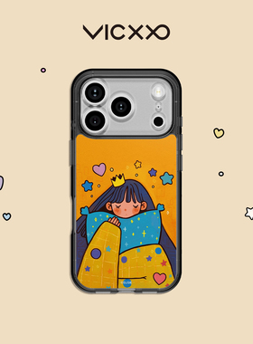 韩国VICXXO SUSIE 夜公主 TTIBU TTIBU手机壳卡通可爱图案粘贴背板适用苹果17/16promax/pro时尚手机壳女磁吸