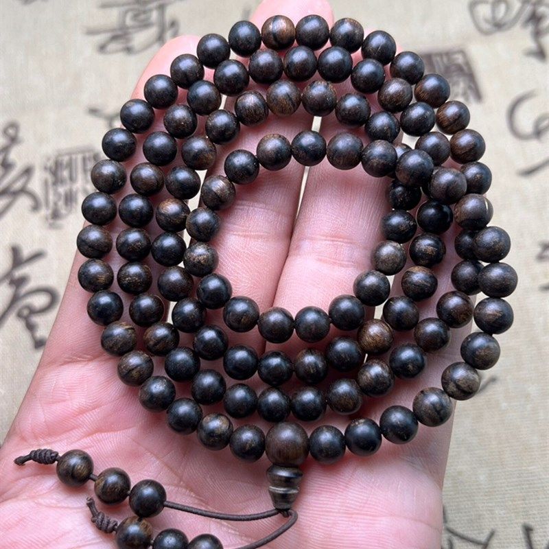 柬埔寨菩萨棋沉香手串7mm108颗佛珠手链女士项链毛衣链文玩饰品,饰品/流行首饰/时尚饰品新,沉香,淘宝优惠券,粉丝福利购,淘宝优惠卷