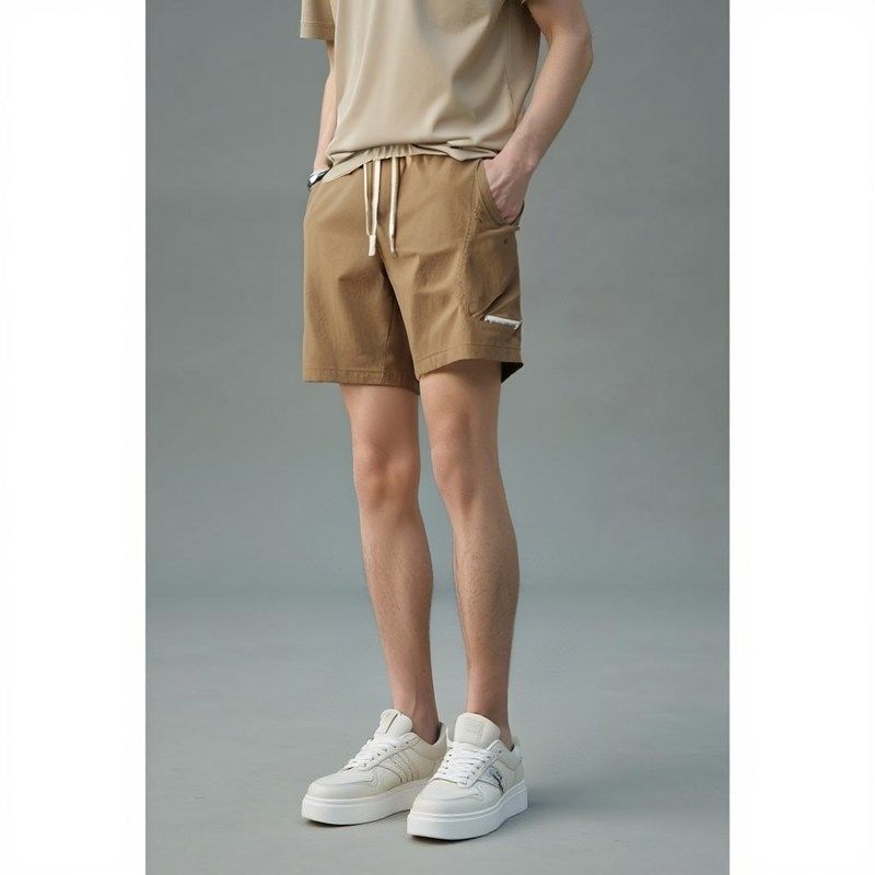 休闲裤宽松阔腿抽绳男大码2025新款五分机能裤短裤子夏季,男装,短裤,淘宝优惠券,粉丝福利购,淘宝优惠卷