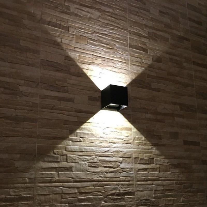led户外防水壁灯简约别墅外墙庭院园林花园过道走廊阳台双头壁灯