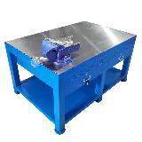 钢板飞模台16mm钢板工作台重型台钳虎钳操作台