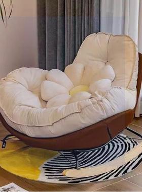 懒人沙发摇摇椅躺椅成人可躺可睡蜂窝椅阳台家用网红休闲摇椅