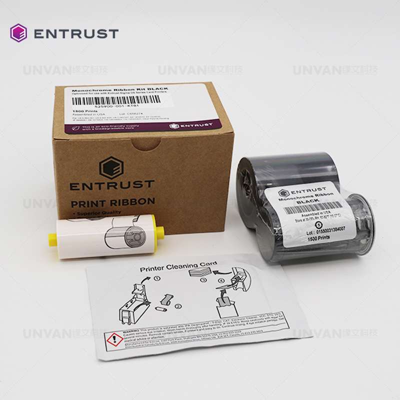 ENTRUSTDatacardEM1EM2DS1DS2DS3证卡打印机 525900-001黑色带