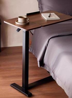 可移动电脑桌可升降家用卧室床边桌子懒人书桌站立式简约旋转桌面