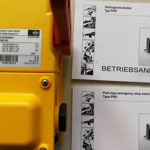 现货供应..KIEPE拉绳开关PRS001跑偏开关优惠有折扣