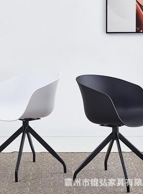 简约现代办公电脑北欧书房家用经济型靠背升降休闲椅子书桌扶手椅