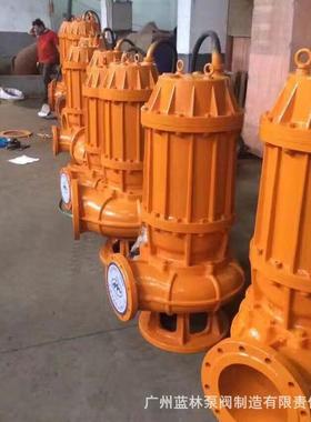 80WQ45-22污水潜水泵7.5kw铸铁无堵塞污水潜水泵上海人民水泵厂