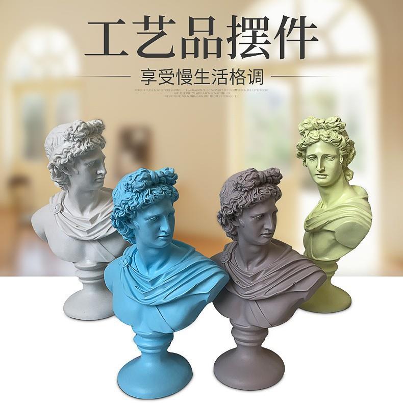 树脂工艺品现代创意雕像家居客厅人物饰品桌面摆件人物摆饰