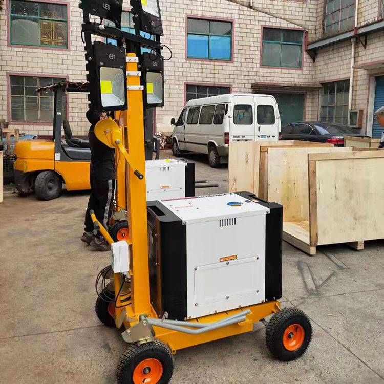 程煤  应急智能照明灯车  多功能升降照明灯  拖车式卤灯照明车