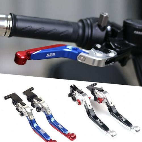 适用电动车深远009G05 A8L T90改装牛角左右刹车手柄折叠拉杆配件