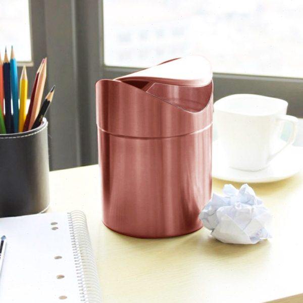 304不锈钢垃圾桶台面卫生间古铜色轻奢带盖迷你桌面车载公纸篓,家庭/个人清洁工具,感应垃圾桶,淘宝优惠券,粉丝福利购,淘宝优惠卷