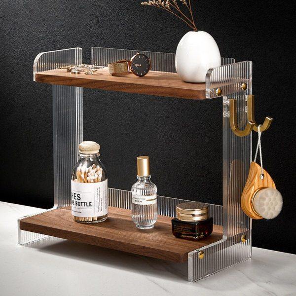 卫生间洗漱台面置物架浴室厕所轻奢亚克力桌面梳化妆用品收纳架子,收纳整理,化妆品收纳架,淘宝优惠券,粉丝福利购,淘宝优惠卷