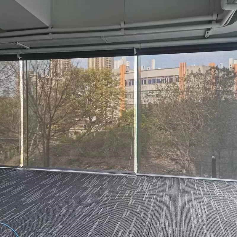 办公室卷帘窗帘厨房n升降卷拉B式卧室书房阳台遮阳遮光窗帘成品