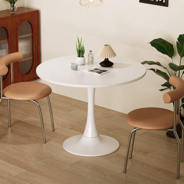 岩板小圆桌餐桌家用小户型现代简约轻奢高级感2024新款奶油风茶几,住宅家具,岩板餐桌,淘宝优惠券,粉丝福利购,淘宝优惠卷