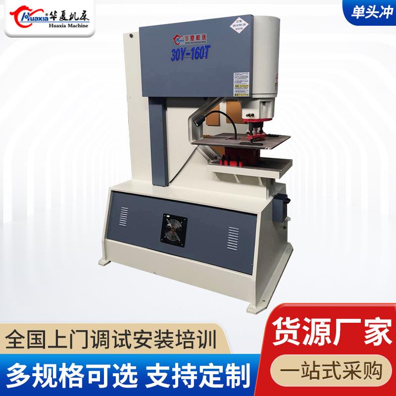 160T液压单头冲孔机 多功能槽钢角铁剪切机 冲剪机床模具可定做