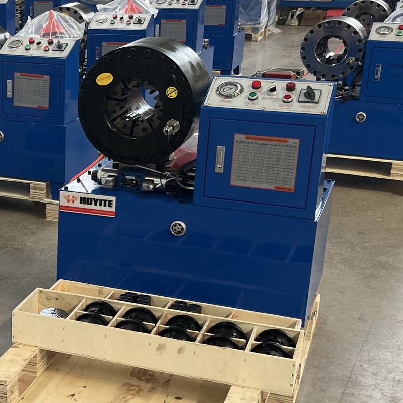 厂家供应高压胶管扣压机钢管缩管机液压油管压管机扣管机