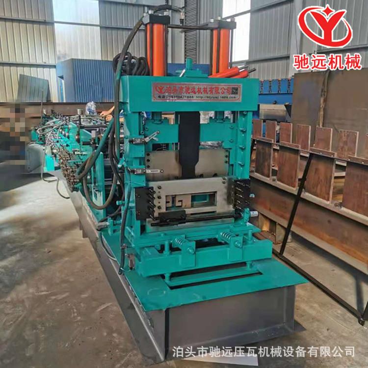 c型钢压型机全自动设备C型钢成型机80-300c型钢辊轧机一键换型机