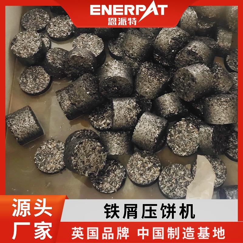 铁刨花压饼脱油机 恩派特卧式金属压饼机厂家 铁销金属压块机