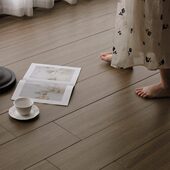 中古风客厅地砖全屋通铺木纹砖仿实木瓷砖复古全瓷咖色地板砖防滑