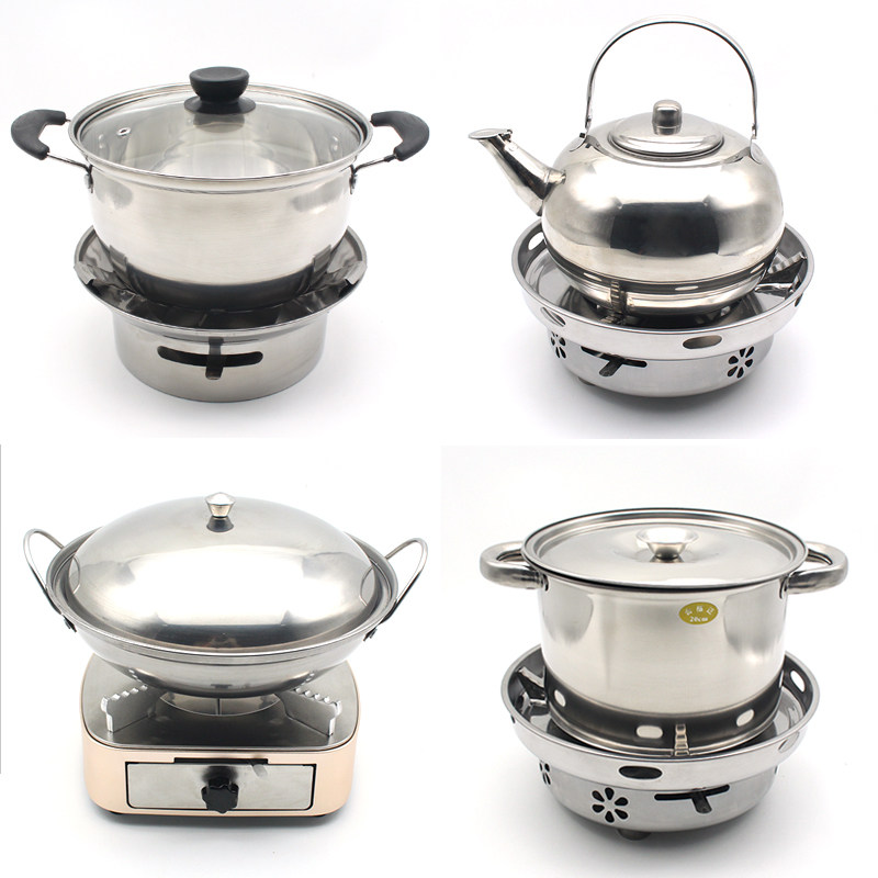 酒精炉煮茶器户外小火锅固体酒精炉防风便携 家用酒精锅干锅炉子