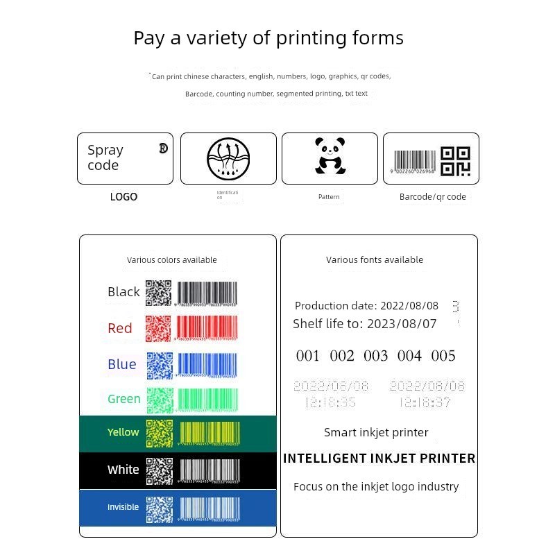 喷墨打印机手持式小型生产日期编码器E价格标签装配线自动手册页