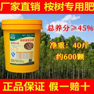 桉树专用肥大粒丸缓释肥广桉速生桉八角杉树高浓缩省工丸桶装厂家