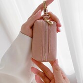 女士钥匙包皮质多功能家用大容量汽车锁匙包韩版 零钱包迷你小包