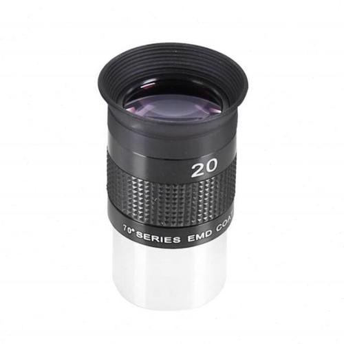 晶华大观70度广角20mm齐焦金属目镜1.25英寸高倍天文望远镜配件