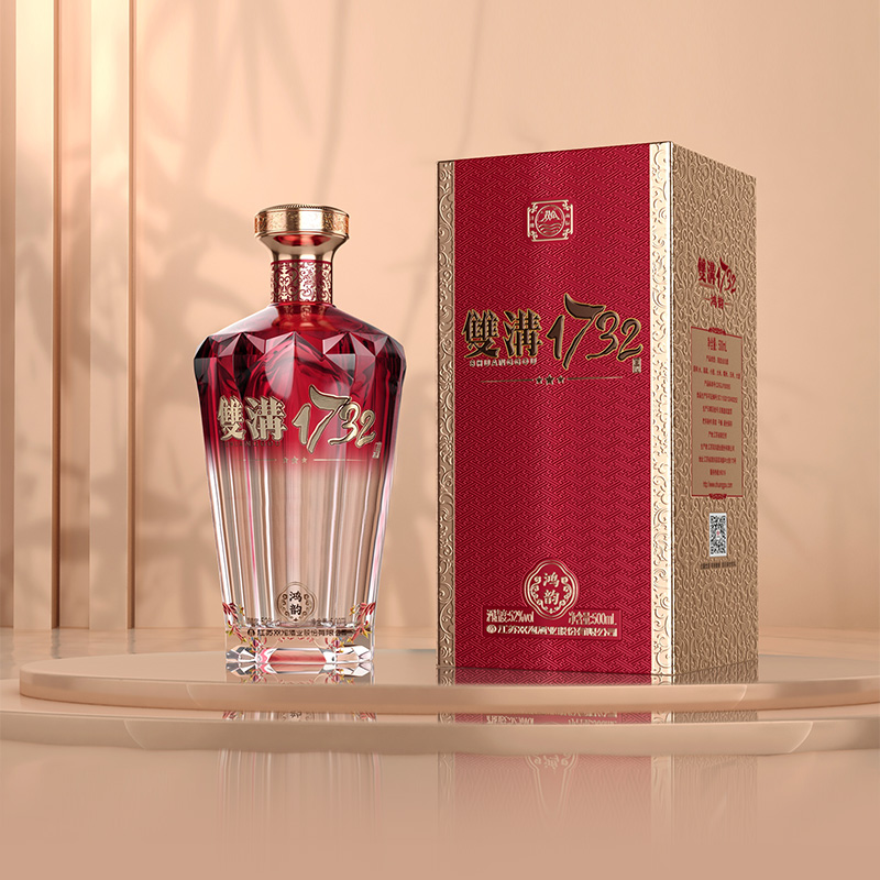 双沟1732鸿韵52度浓香型白酒