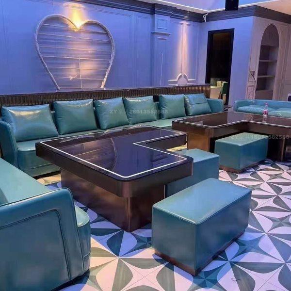家具轻奢夜总会ktv沙发包厢卡座简约现代奢华会所定制茶几皮布艺,商业/办公家具,卡座,淘宝优惠券,粉丝福利购,淘宝优惠卷