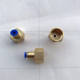 M18x1.5-4mm pu管快插接头 内螺纹M18*1.5 气管快插接口内径4mm