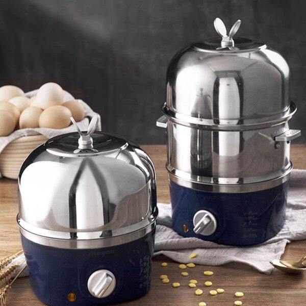 德国304不锈钢蒸蛋器定时自动断电新款家用多功能溏心蛋煮蛋神器