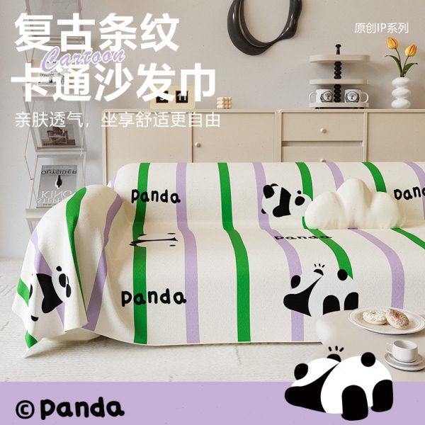 卡通沙发巾一整张全盖沙发毯2024年流行新款四季通用防尘沙发盖布,居家布艺,沙发套,淘宝优惠券,粉丝福利购,淘宝优惠卷