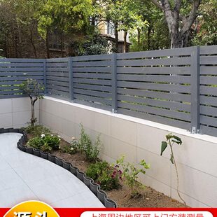 户外防腐木围栏栅栏隔断花园篱笆护栏遮挡庭院围墙围挡栏杆扶手