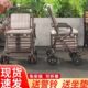 老年代步车老人手推车折叠购物车可坐四轮座椅买菜助步可推小拉车