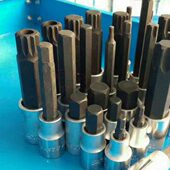 南豫12.5旋具套筒12角花键中空实心批头M8M14M18汽油箱盖螺丝套筒