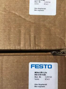 FESTO 减压阀 MS4-LFR-1/4-D6-ERV-AS 529150 529152 529154 现货