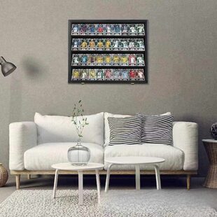 psa卡收纳展示架球星游戏王陈列架卡片展示柜球星卡展示柜 挂墙