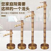户外全铜仿古竹节龙头别墅水管立柱防冻裂室外花园水栓庭院浇花