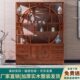 实木多宝阁新中式 博古架古风置物架茶叶架榆木展示柜客厅隔断架
