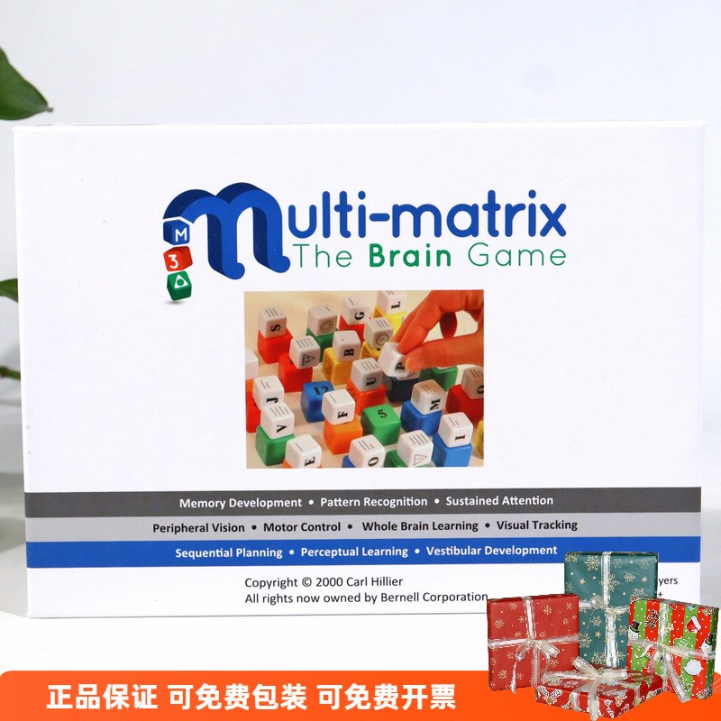 美国multi matrix多维矩阵脑力桌游教具发展记Q忆空间视觉辨别6岁